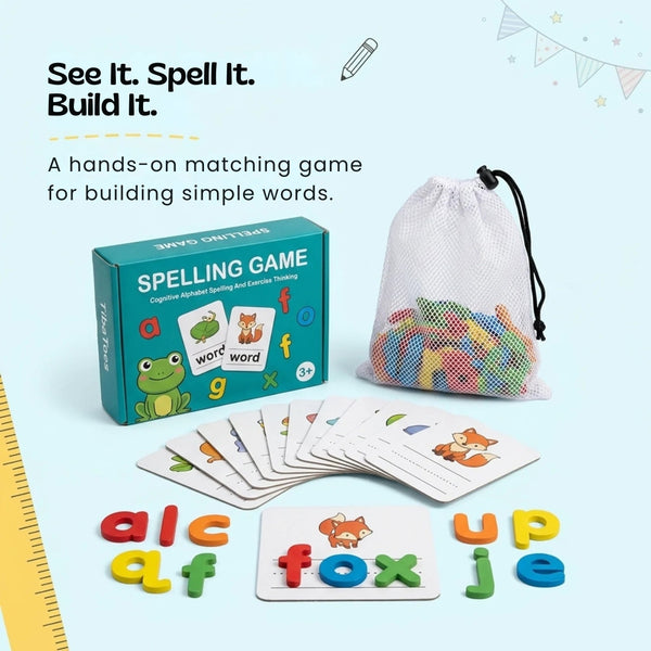 nylyCas™ See & Spell Letter Matching Game