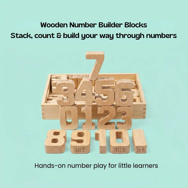 nylyCas™ NumberNest Wooden Counting Blocks