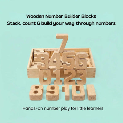 nylyCas™ NumberNest Wooden Counting Blocks