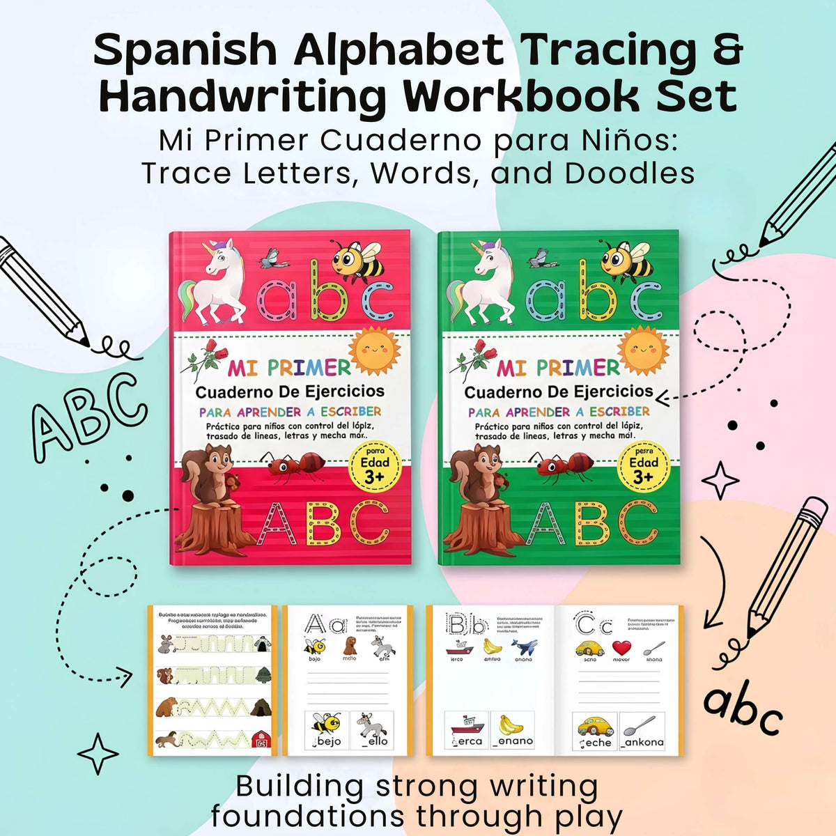 nylyCas™ Spanish ABC Writing Workbook