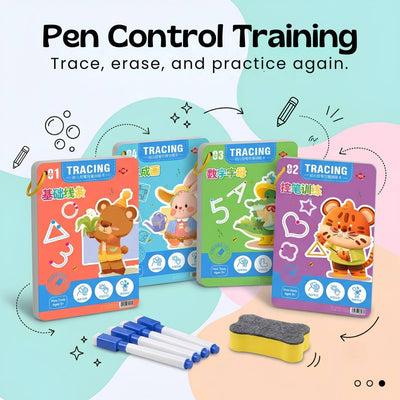 nylyCas™ TraceBuddy Reusable Pen Control Books