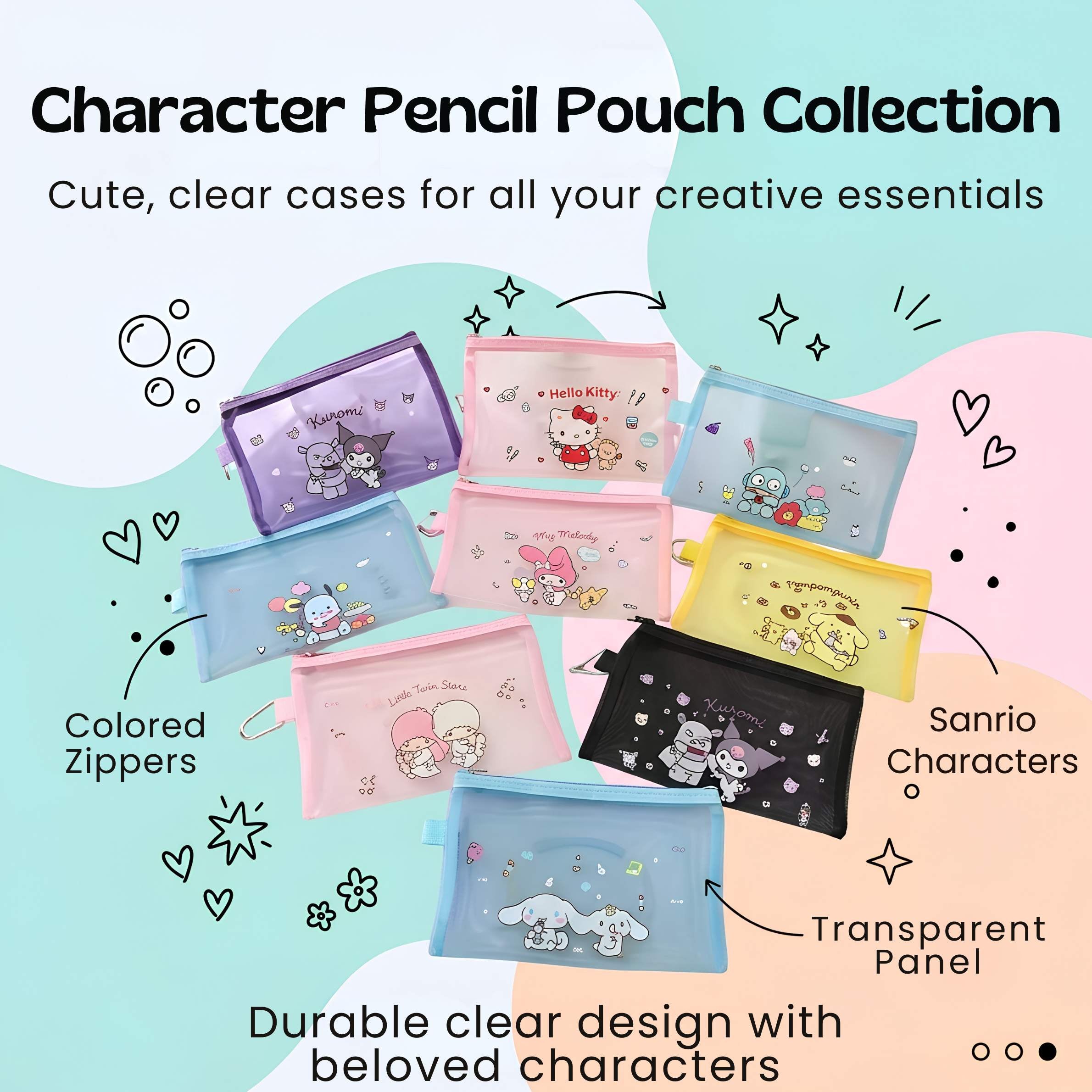 nylyCas™ Kawaii School Supply Pouch