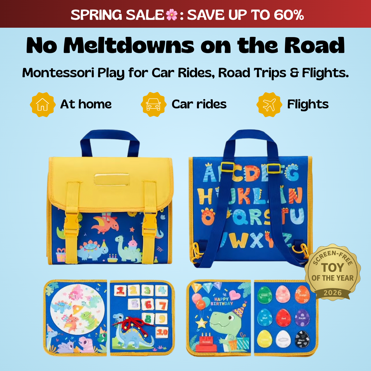 nylycas™ Montessori Busy Board