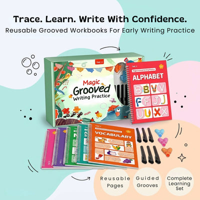 nylyCas™ Trace & Grow Reusable Writing Books