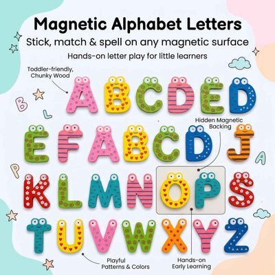 nylyCas Magnetic Alphabet Letters