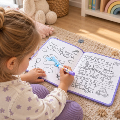 nylyCas™ MagicSplash Water Coloring Book