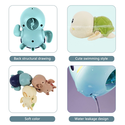 nylyCas™ 3-Pack Turtle Bathtub Toys