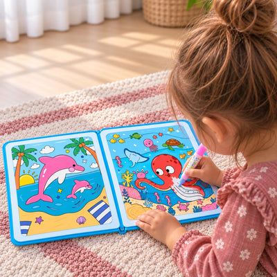 nylyCas™ MagicSplash Water Coloring Book