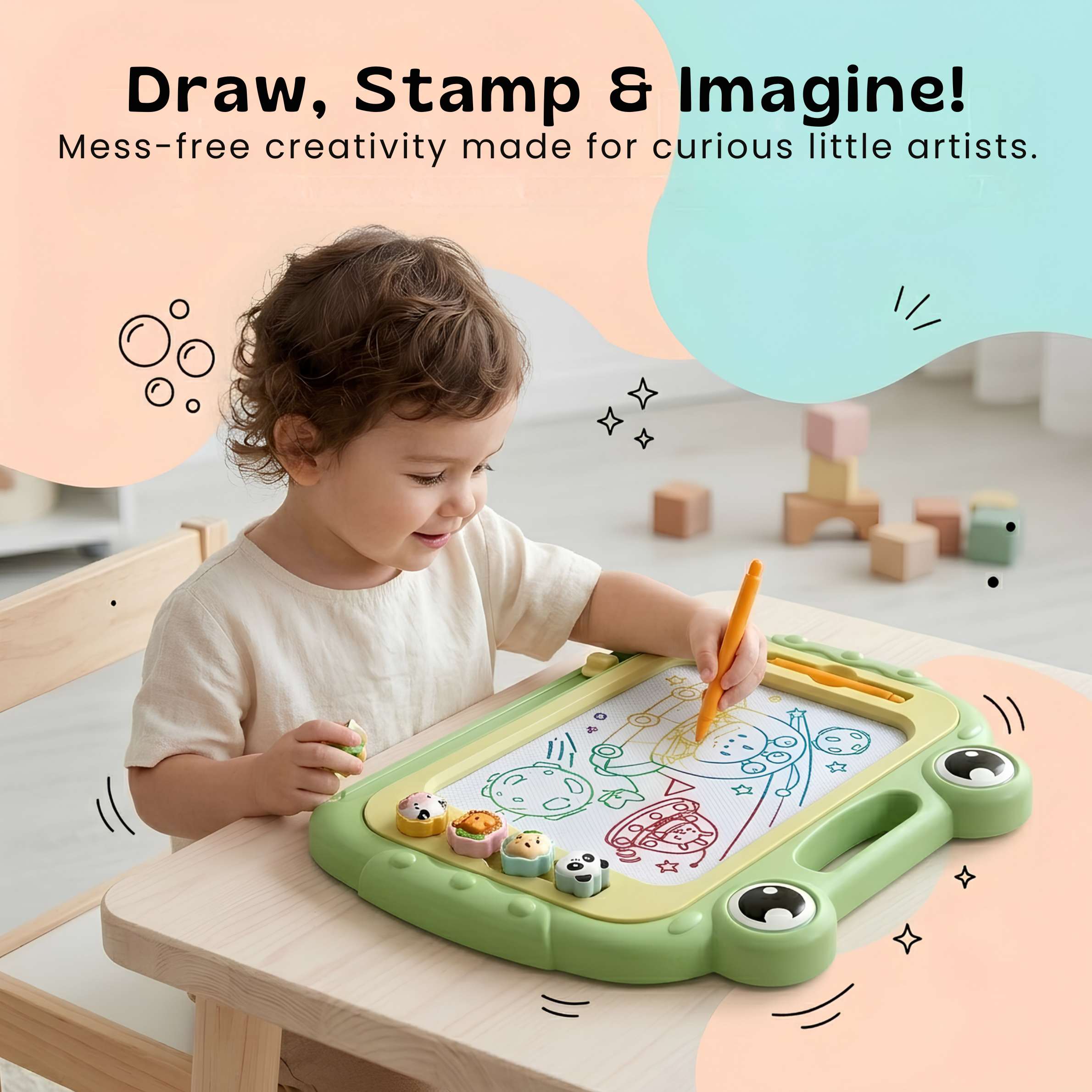 nylyCas™ DoodleFrog Magnetic Drawing Board