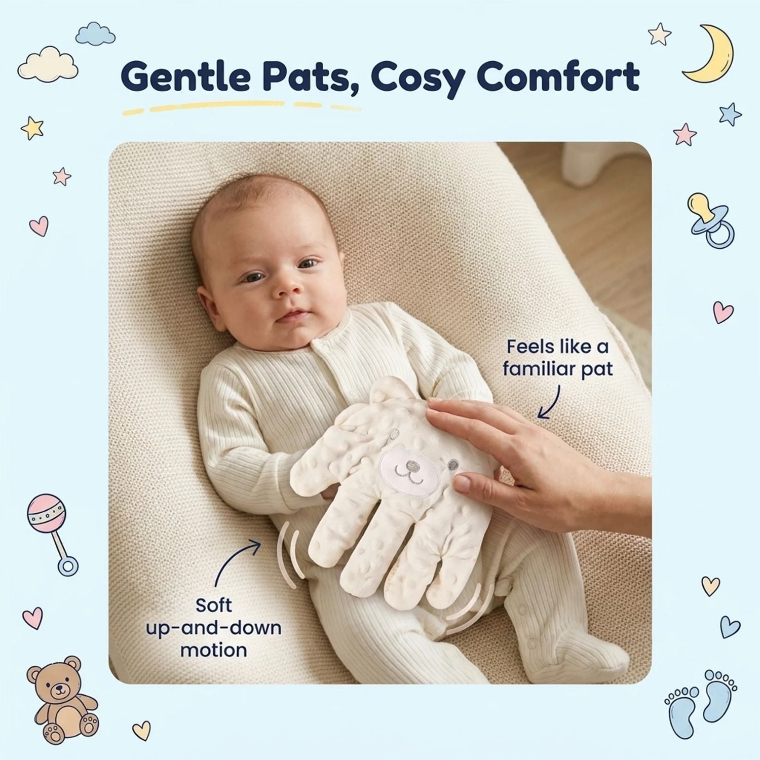 nylyCas™ Calming Hand Sensory Pillow