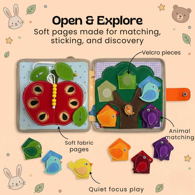 nylyCas™ BusyBuddy Fine Motor Book