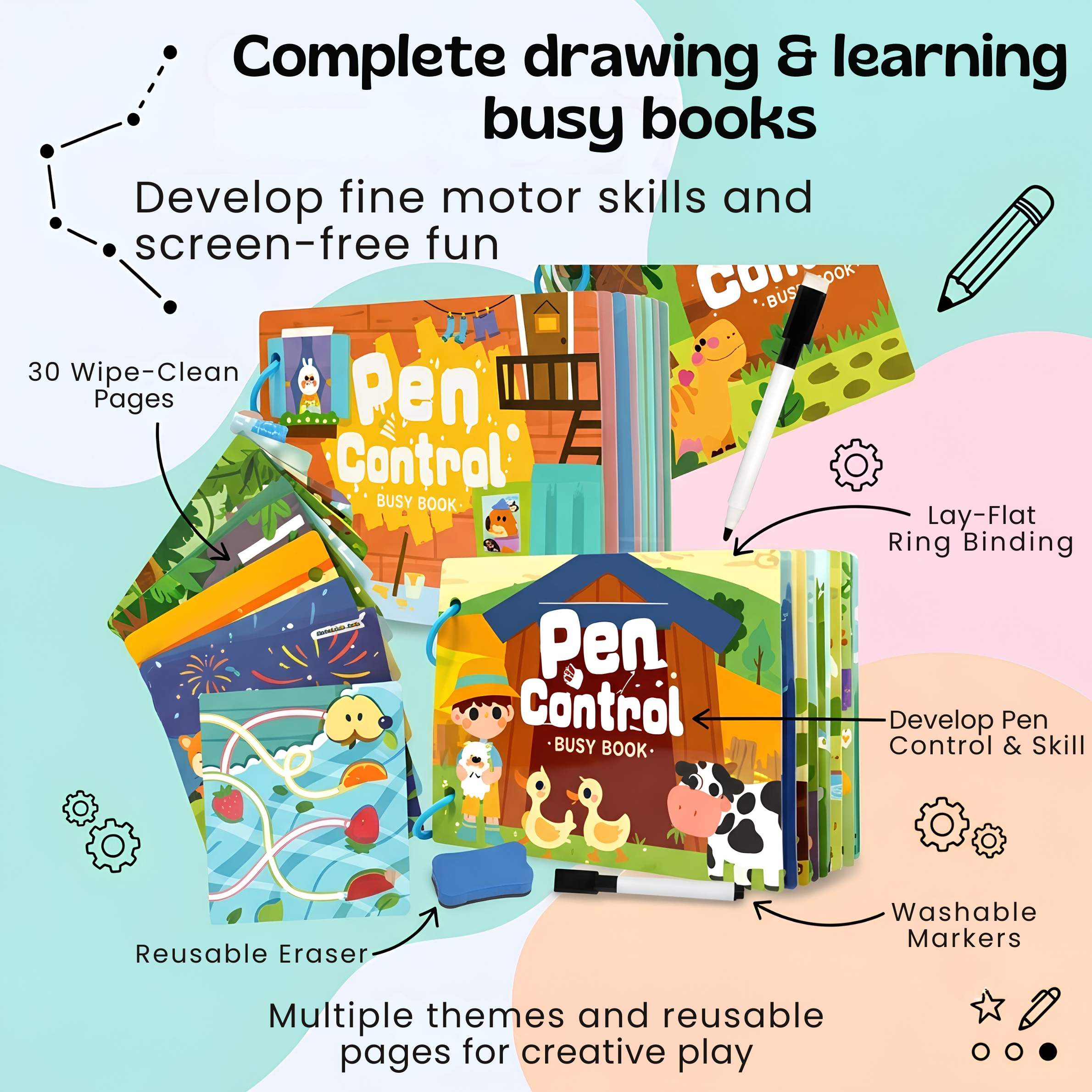 nylyCas™ Pen Control Busy Book