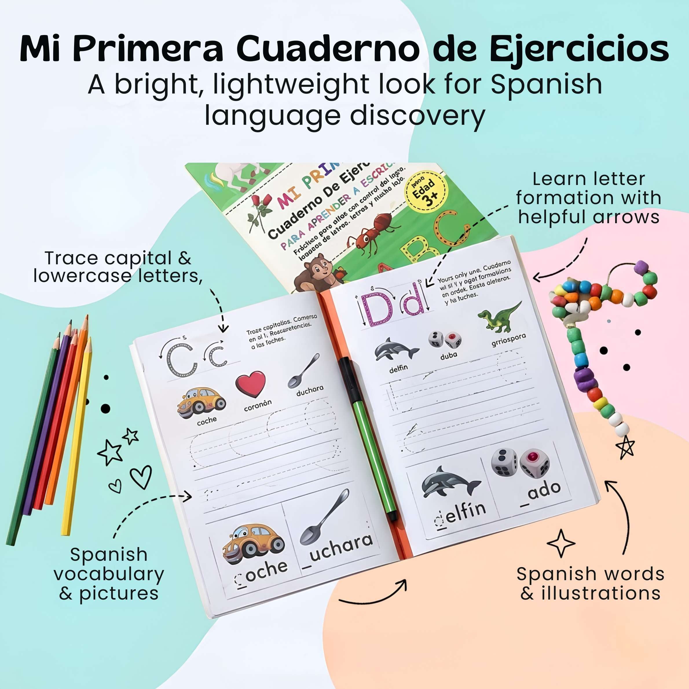 nylyCas™ Spanish ABC Writing Workbook