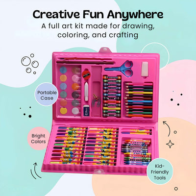nylyCas™ MegaArtist 86-Piece Creative Art Set