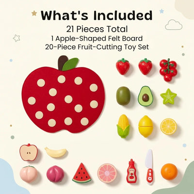 nylyCas™ ApplePatch Felt Food Sorting Board