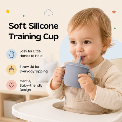 nylyCas™ Sip & Snack Silicone Training Cup