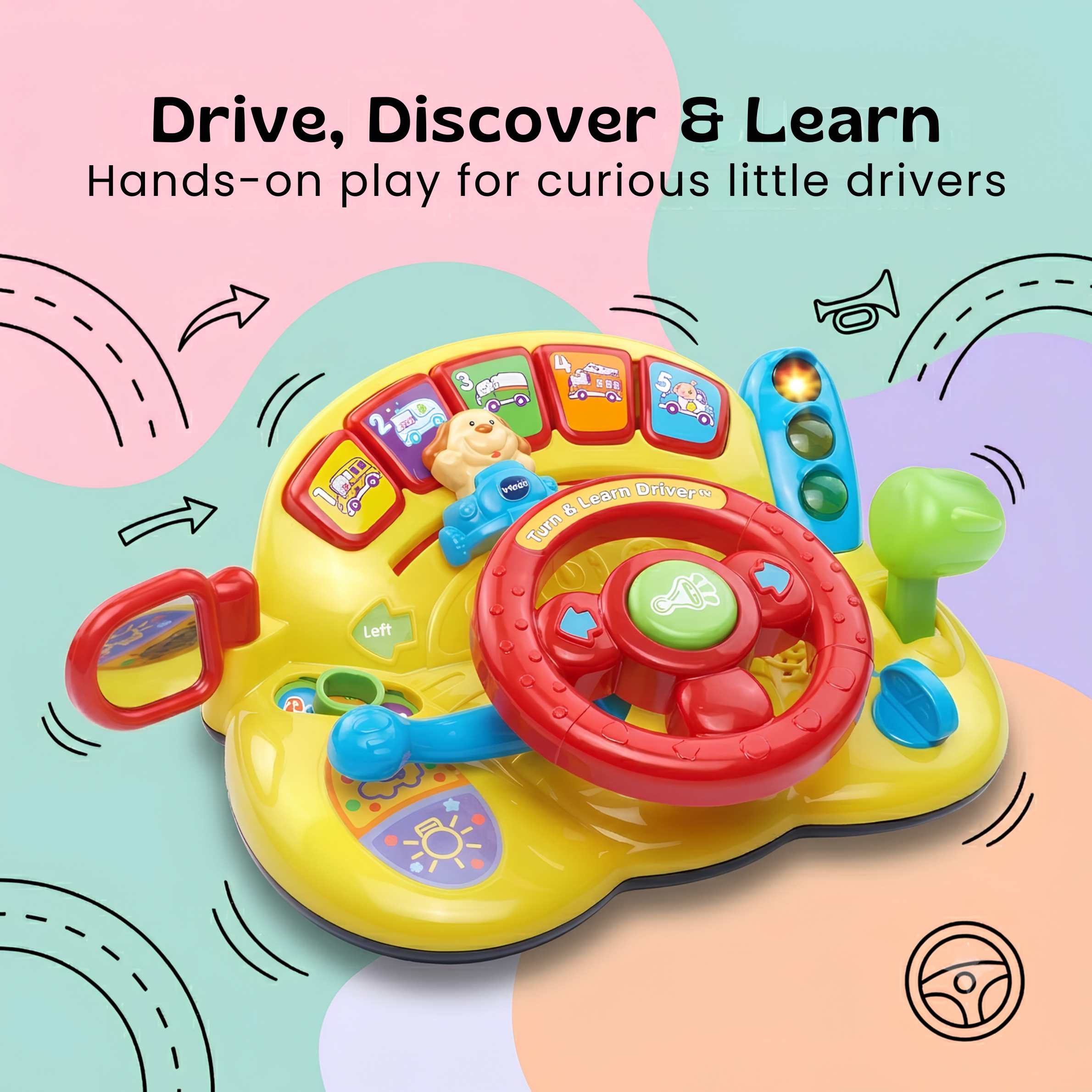 nylyCas™ LittleDriver Learning Steering Wheel