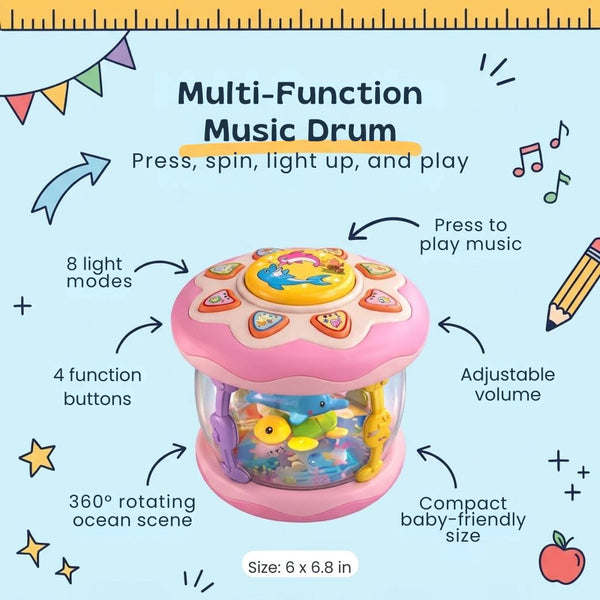 nylyCas™ Crawl & Glow Musical Rolling Toy