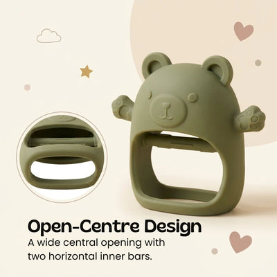 nylyCas™ BearBite Silicone Baby Teether