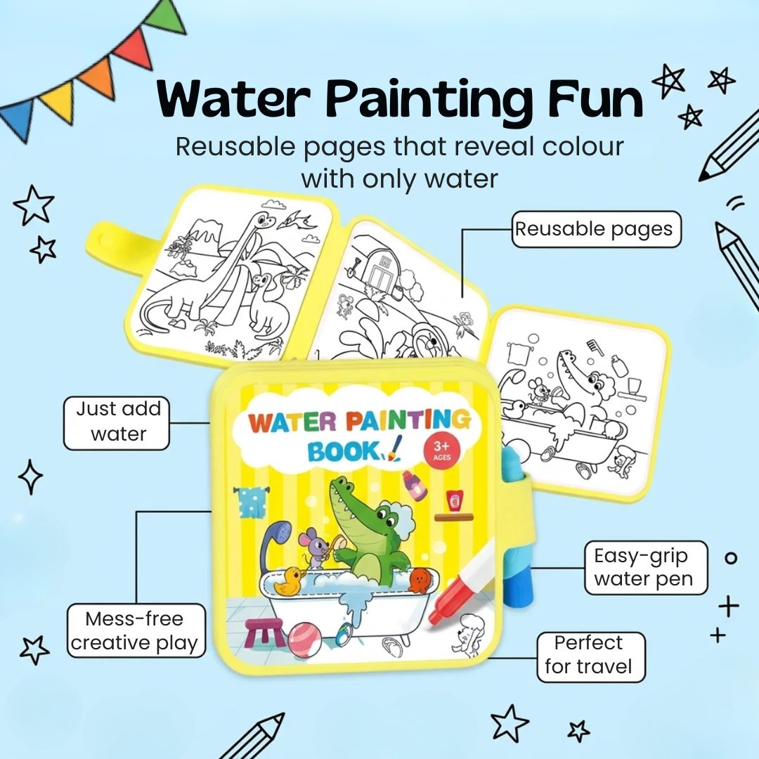 nylyCas™ Reusable Water Painting Book