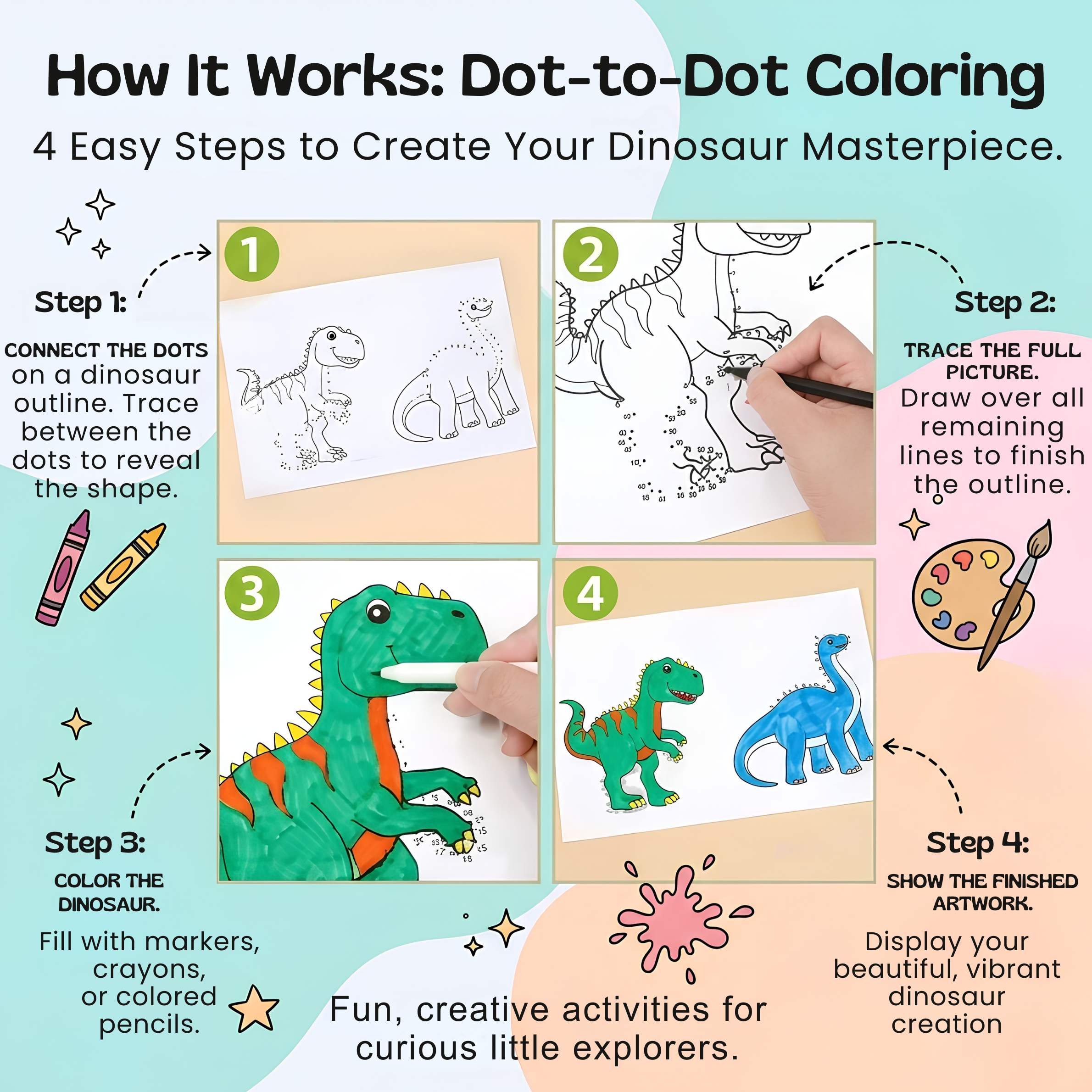 nylyCas™ Dot & Draw Activity Book