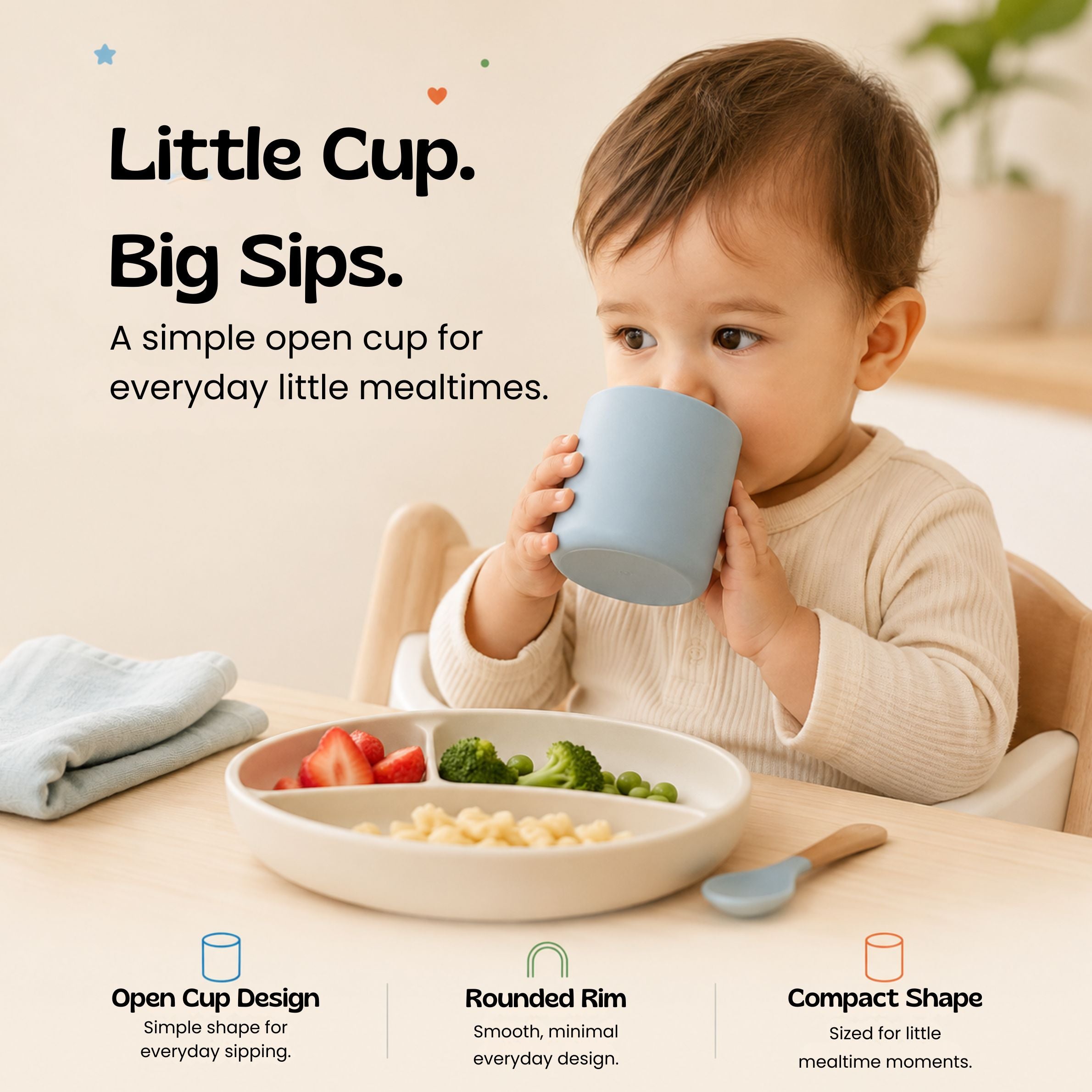 nylyCas™ SoftSip Silicone Training Cup