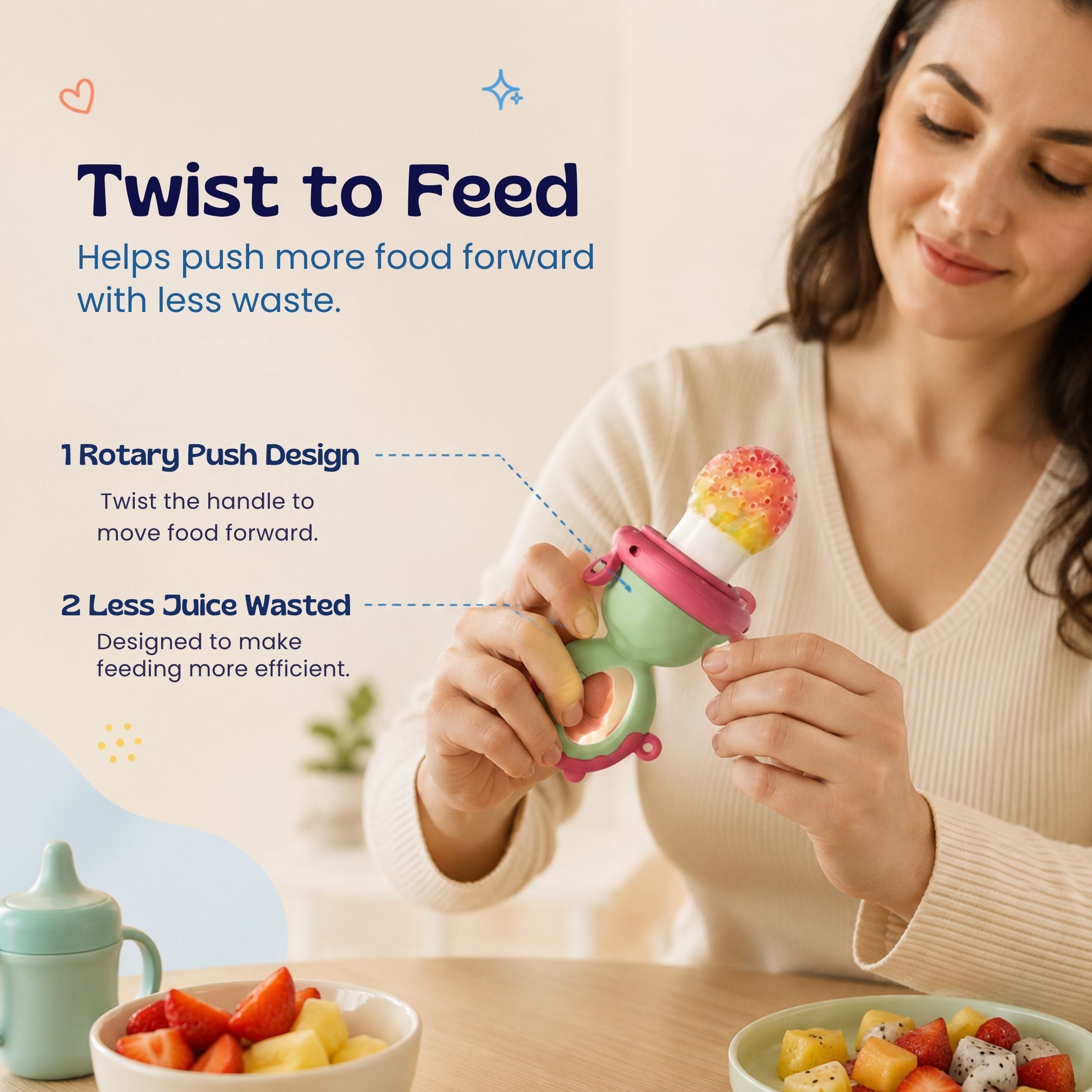 nylyCas™ Dino Fresh Food Feeder