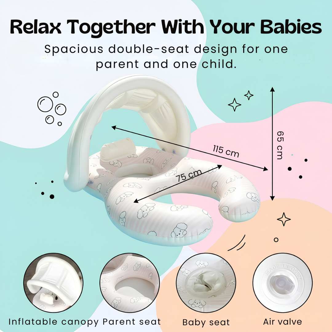 nylyCas™ TogetherFloat Parent & Child Pool Lounger