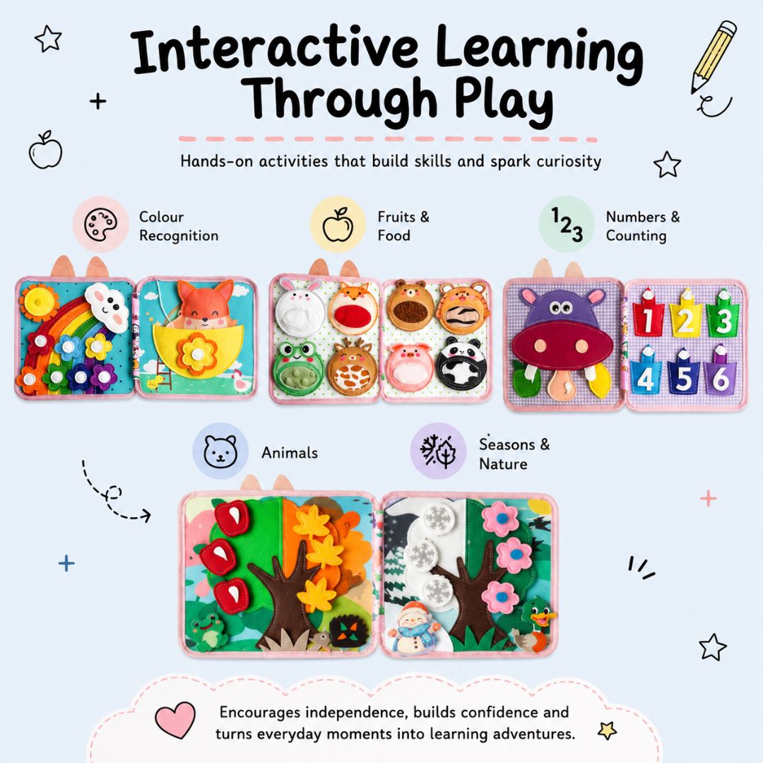 nylyCas™ Bunny Busy Book