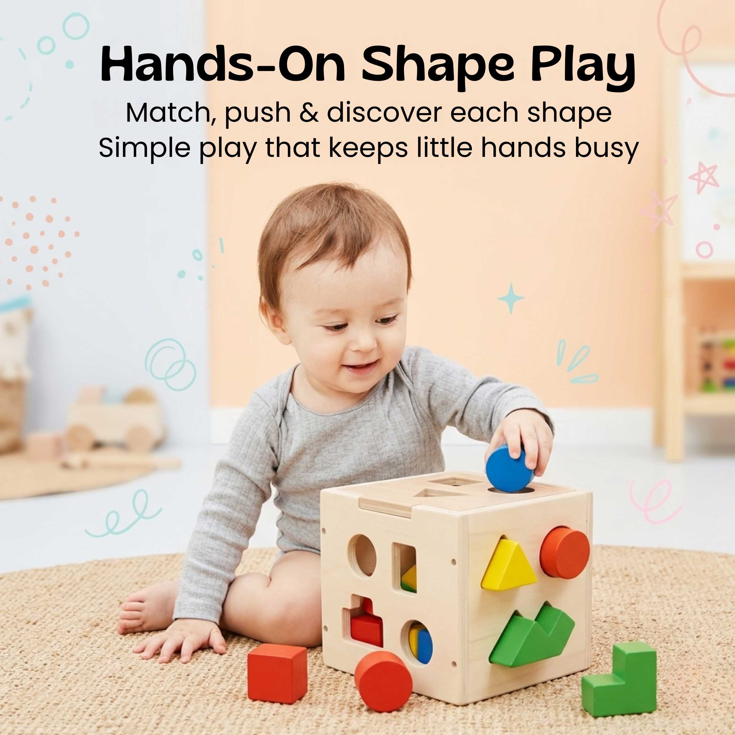 nylyCas™ ShapeDrop Sorting Cube