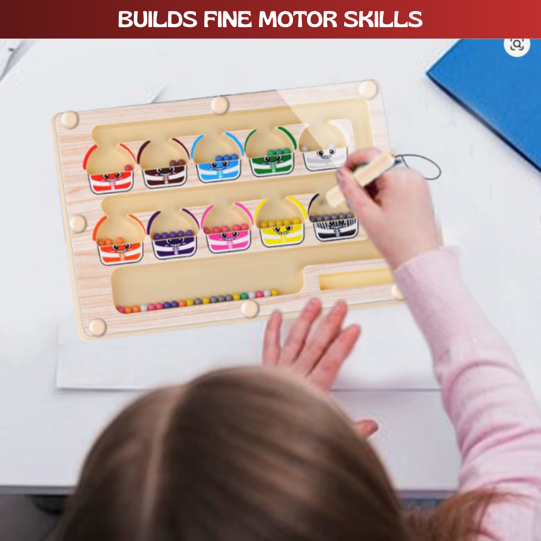 nylyCas™ Montessori Magnetic Monster Sorting Board
