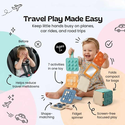 nylyCas™ Montessori Fold & Discover Activity Cube