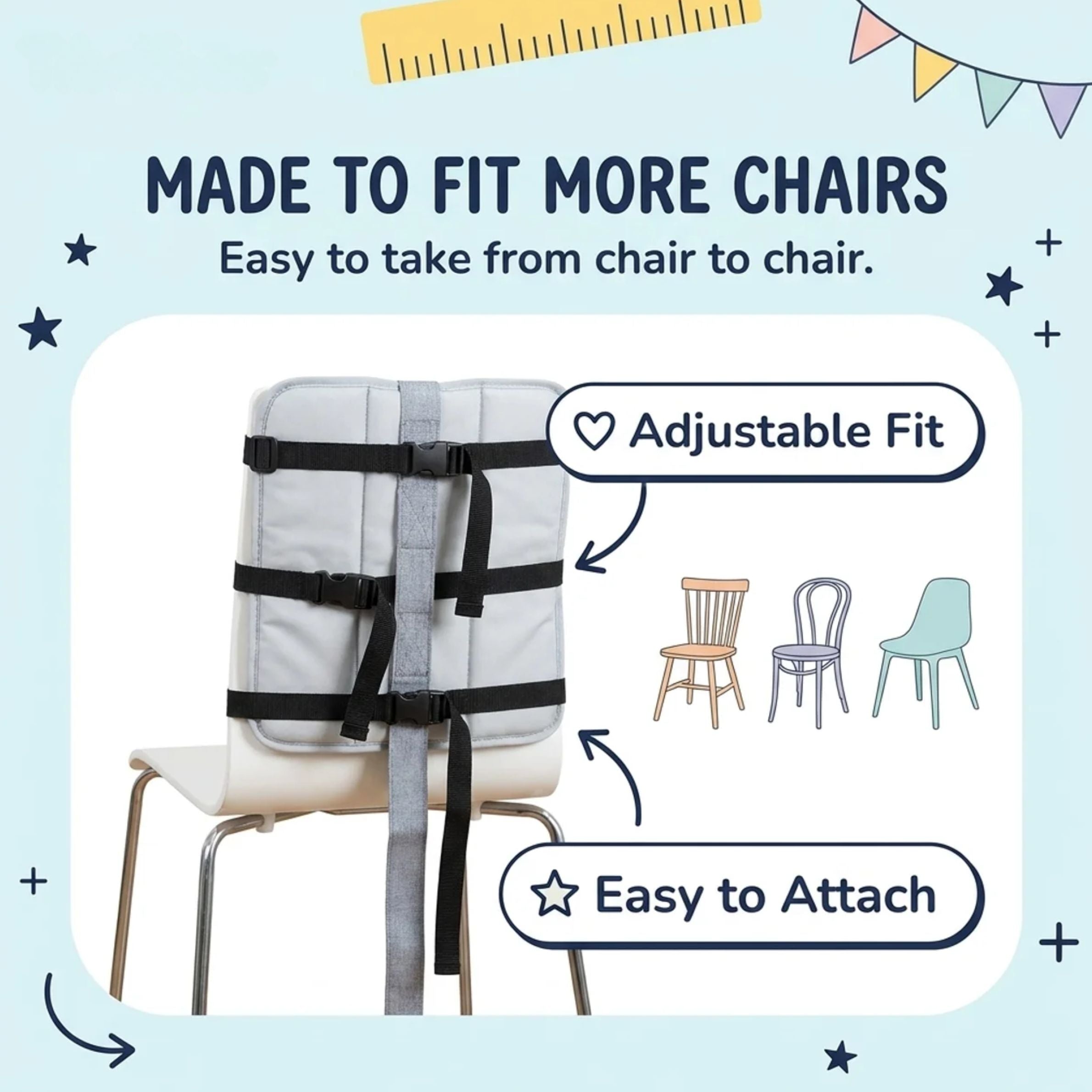 nylyCas™ Travel Dining Chair Harness