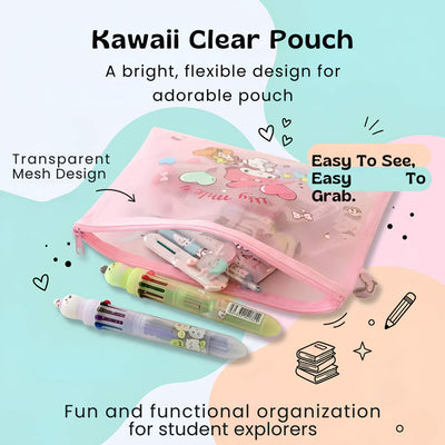 nylyCas™ Kawaii School Supply Pouch
