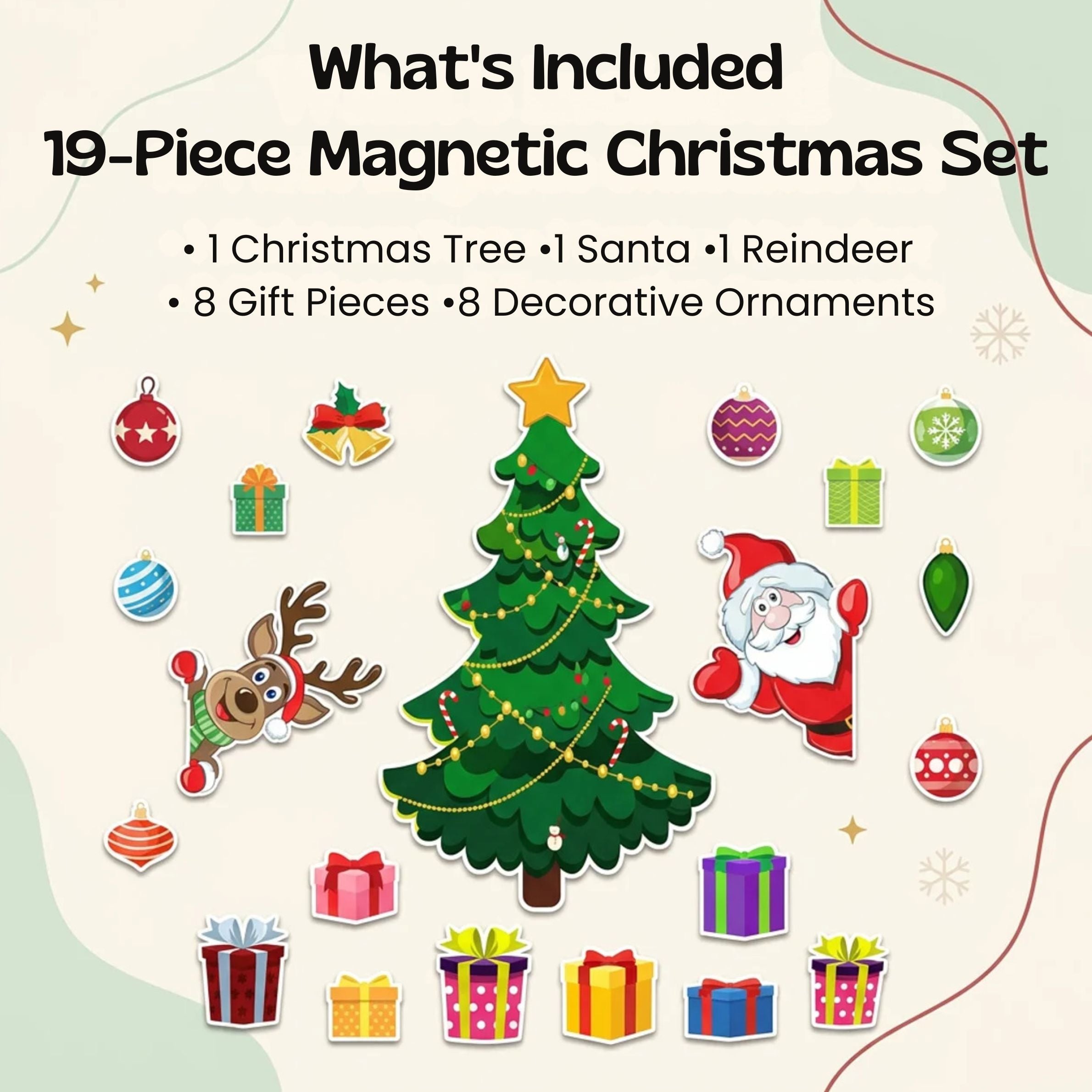 nylyCas™ Holiday Magic Magnetic Scene Builder
