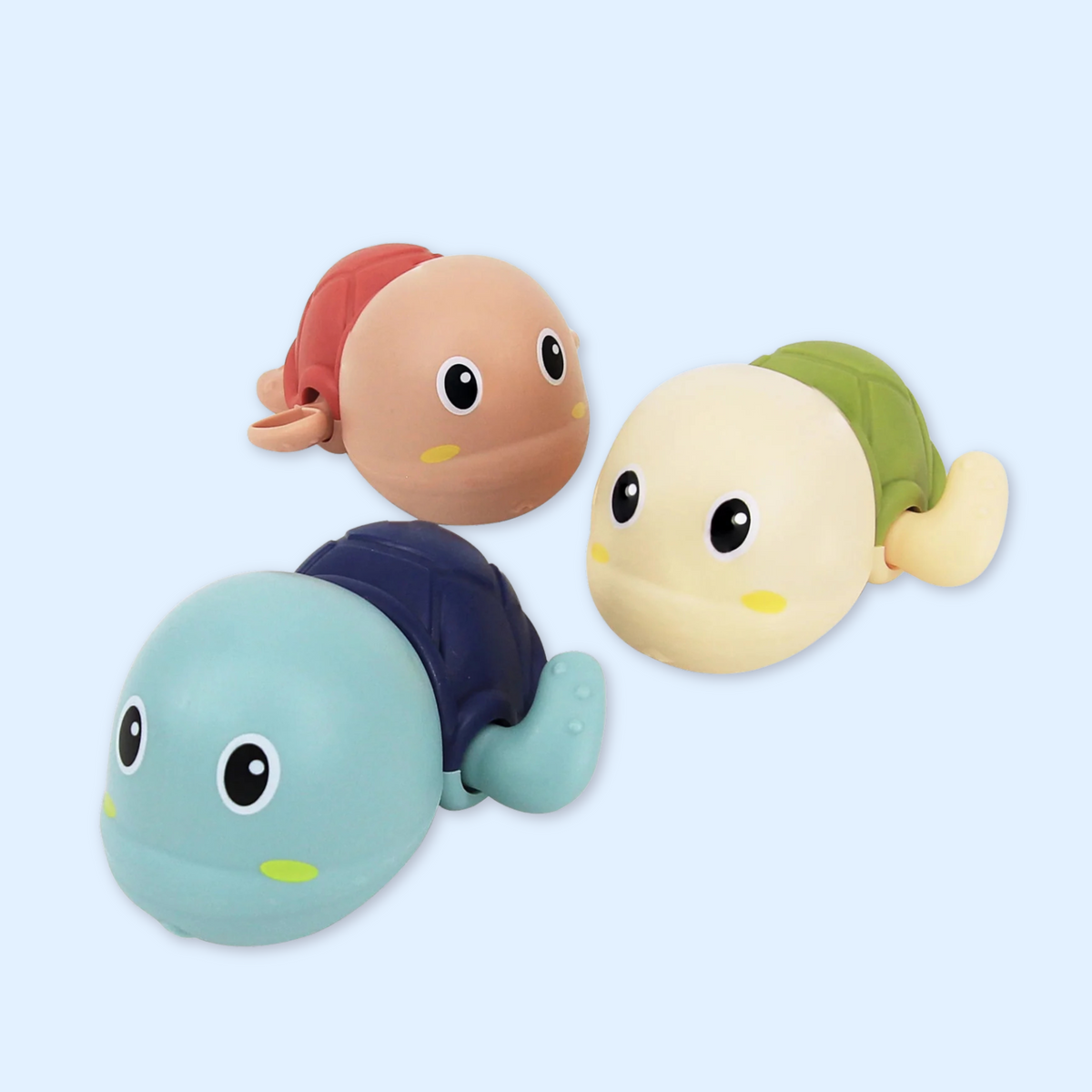 nylyCas™ 3-Pack Turtle Bathtub Toys