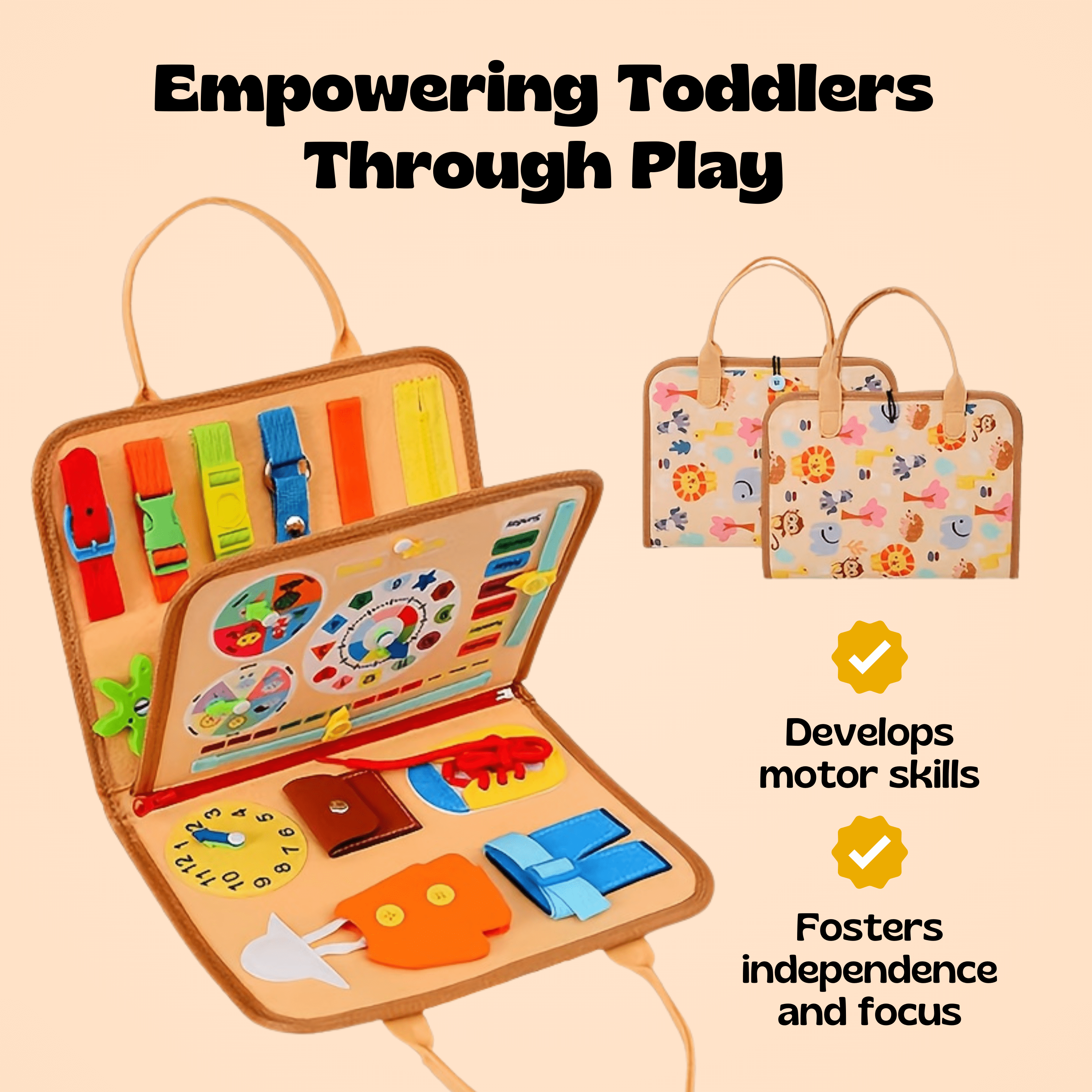 Toddler Montessori Busy Board