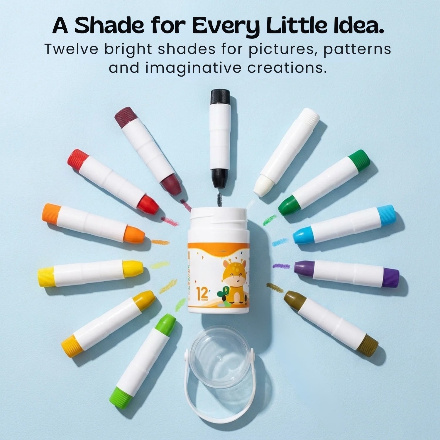 nylyCas™ Silky Twist-Up Crayon Set