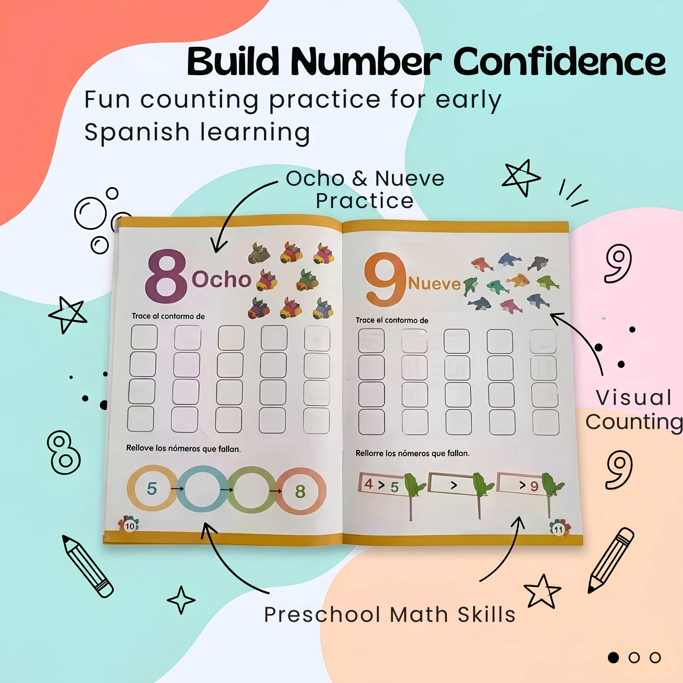 nylyCas™ Spanish NumberWorld Math Workbook