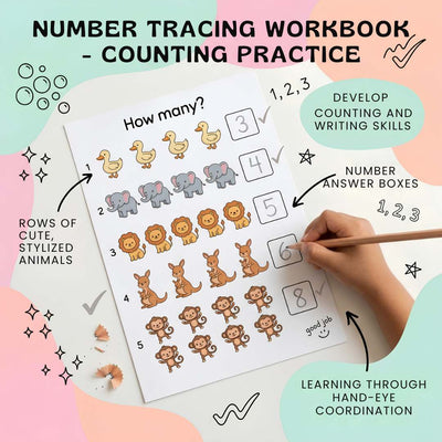 nylyCas™ Count & Trace Math Workbook