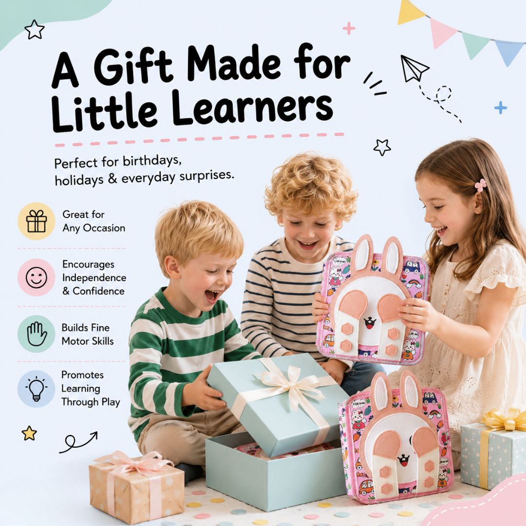 nylyCas™ Bunny Busy Book