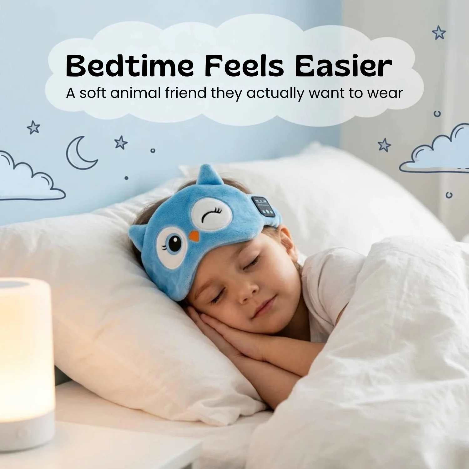 nylyCas™ CozyCritter Bluetooth Sleep Headband