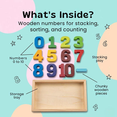 nylyCas™ NumberNest Wooden Counting Blocks