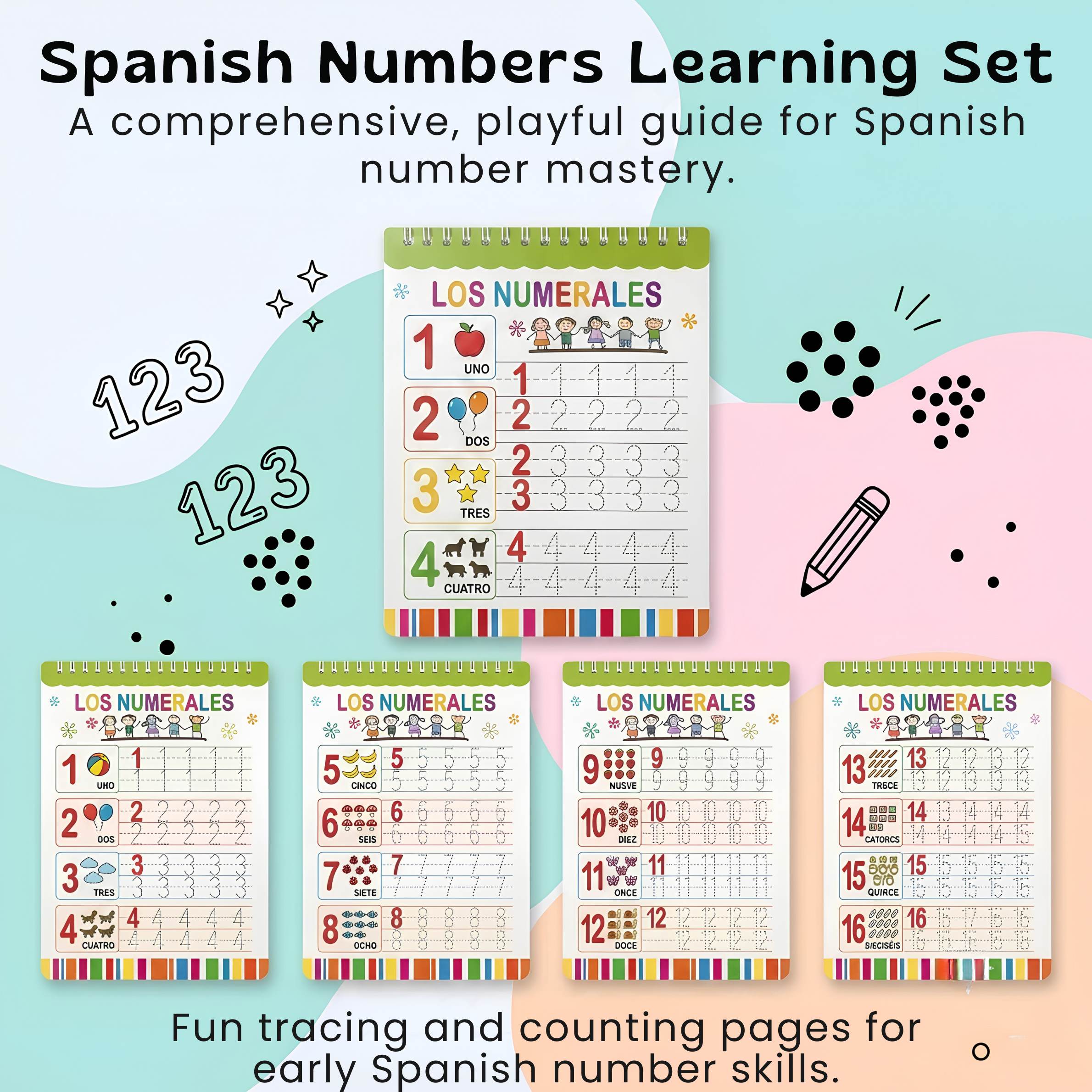 nylyCas™ Bilingual Magic Writing Workbook