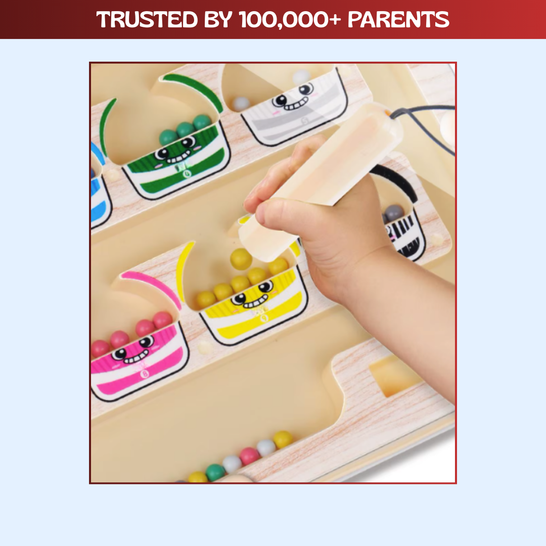 nylyCas™ Montessori Magnetic Monster Sorting Board