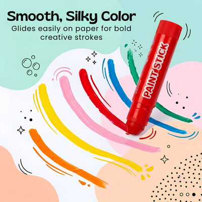 nylyCas™ RainbowGlide Washable Paint Sticks