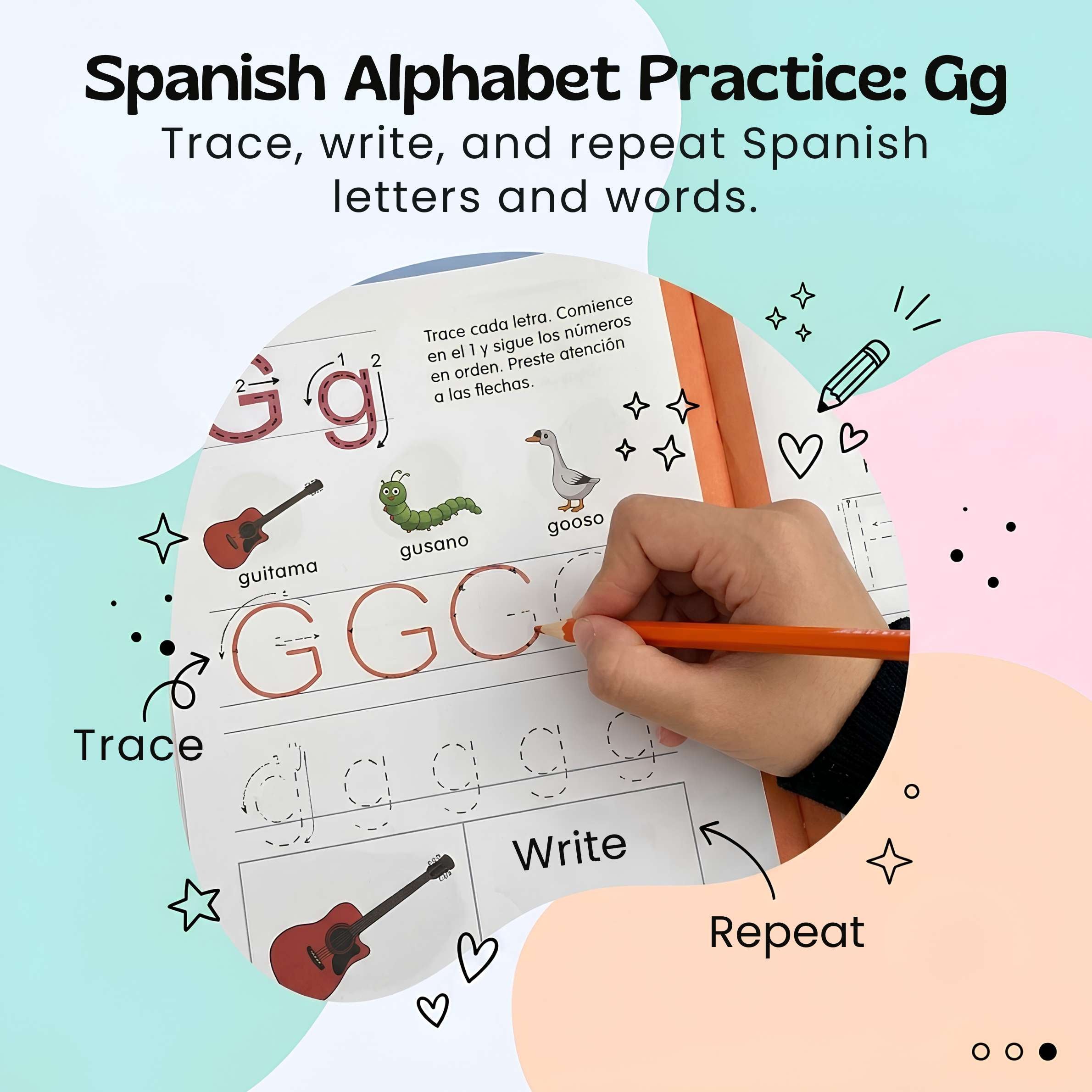 nylyCas™ Spanish ABC Writing Workbook