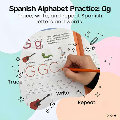 nylyCas™ Spanish ABC Writing Workbook