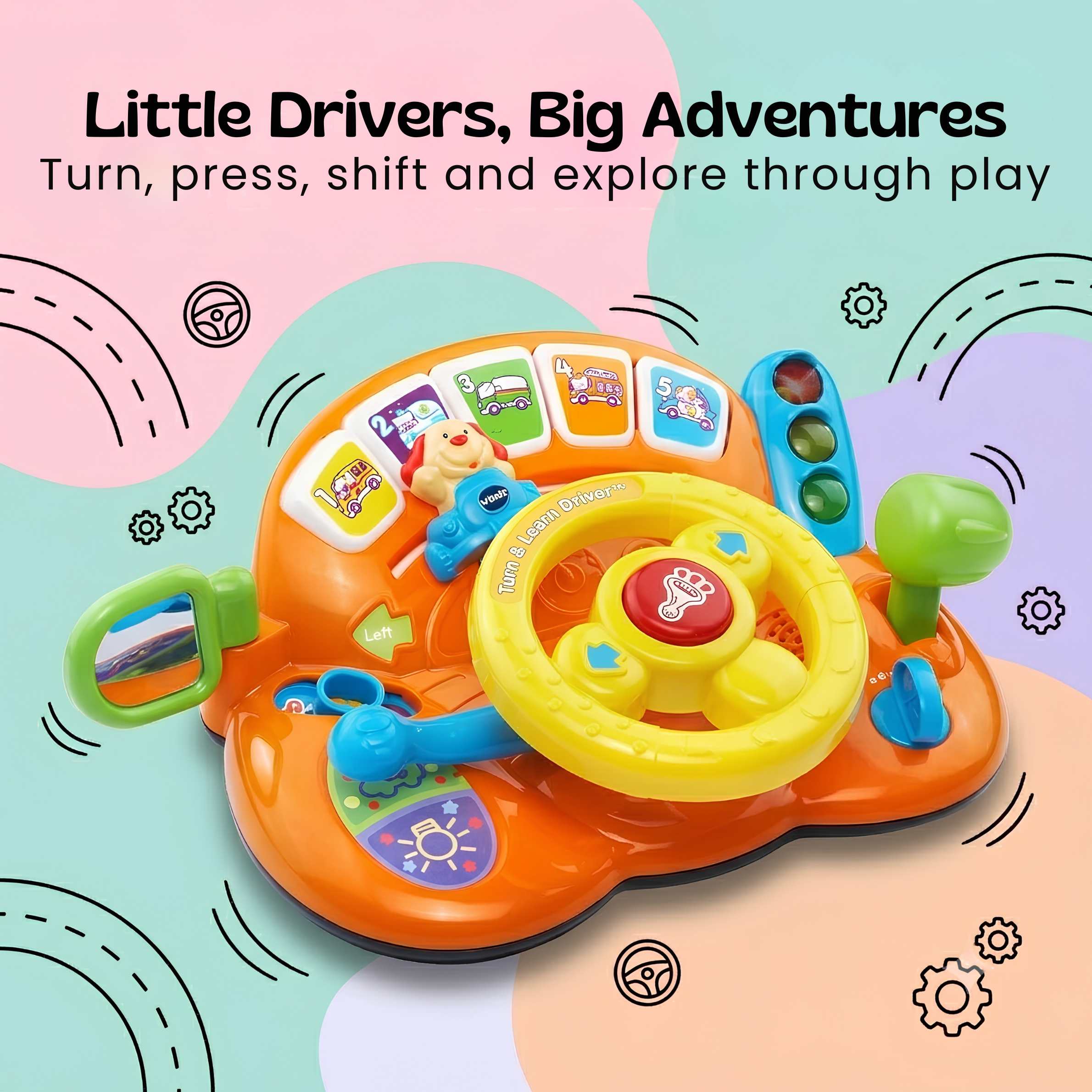 nylyCas™ LittleDriver Learning Steering Wheel