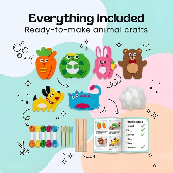 nylyCas™ Woodland Stitch & Sew Craft Kit